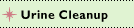 Urine Cleanup